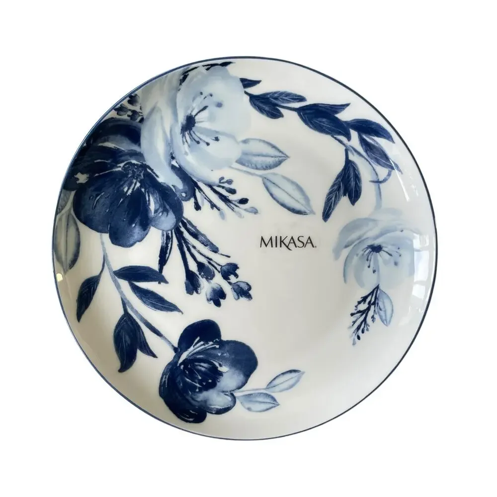 MIKASA Darcy Blue & White Floral Bone China 9